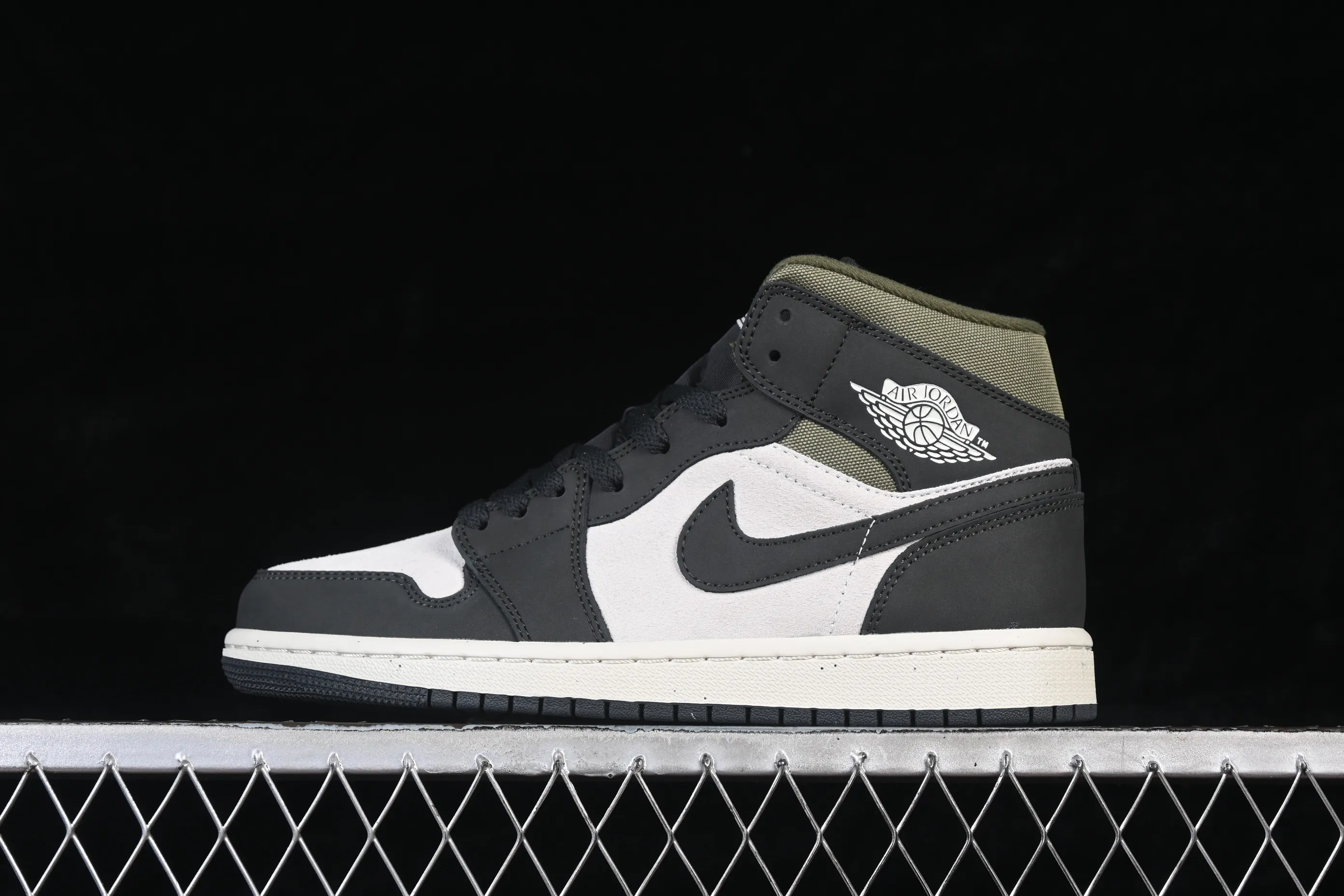 All categories Air Jordan Jordan series basketball shoes Air Jordan 1 Mid Air Jordan 1 Mid AJ1 Joe 1 olive green Chinese culture and leisure sneakers HV4091-102